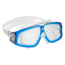 Seal 2.0 - Zwembril - Volwassenen - Clear Lens - Blauw/Wit