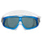 Seal 2.0 - Zwembril - Volwassenen - Dark Lens - Blauw/Wit