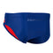 Essential Slip - Short de bain - Homme - Bleu/Rouge