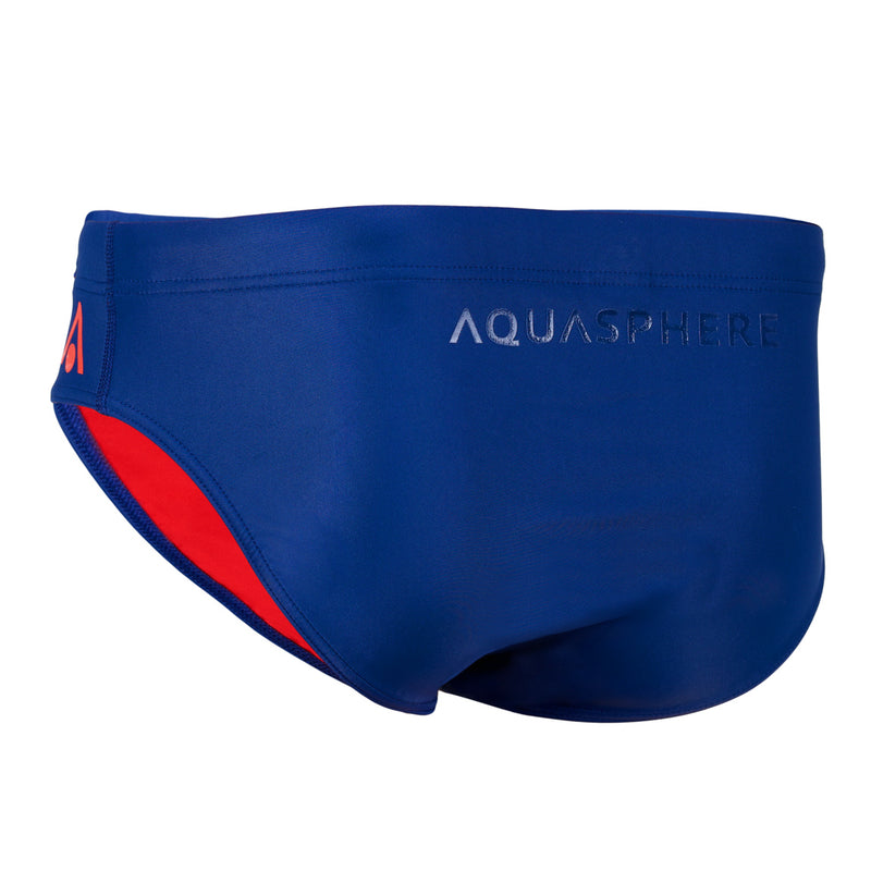 Essential Slip - Short de bain - Homme - Bleu/Rouge