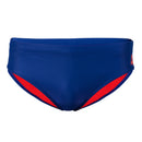 Essential Slip - Short de bain - Homme - Bleu/Rouge