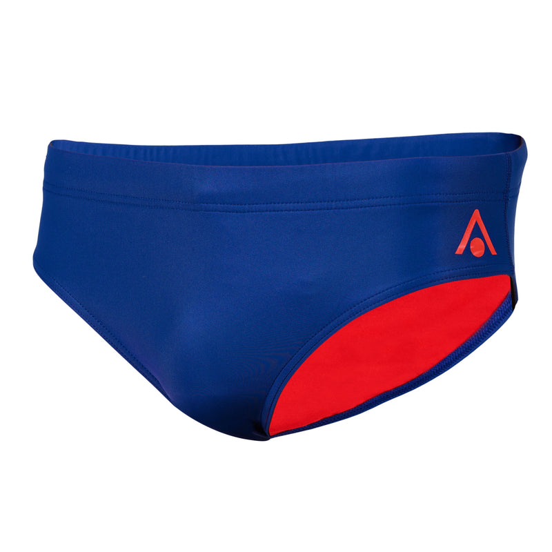 Essential Slip - Short de bain - Homme - Bleu/Rouge