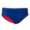 Essential Slip - Short de bain - Homme - Bleu/Rouge