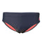 Essential Slip - Badehose - Herren - Grau/Rot
