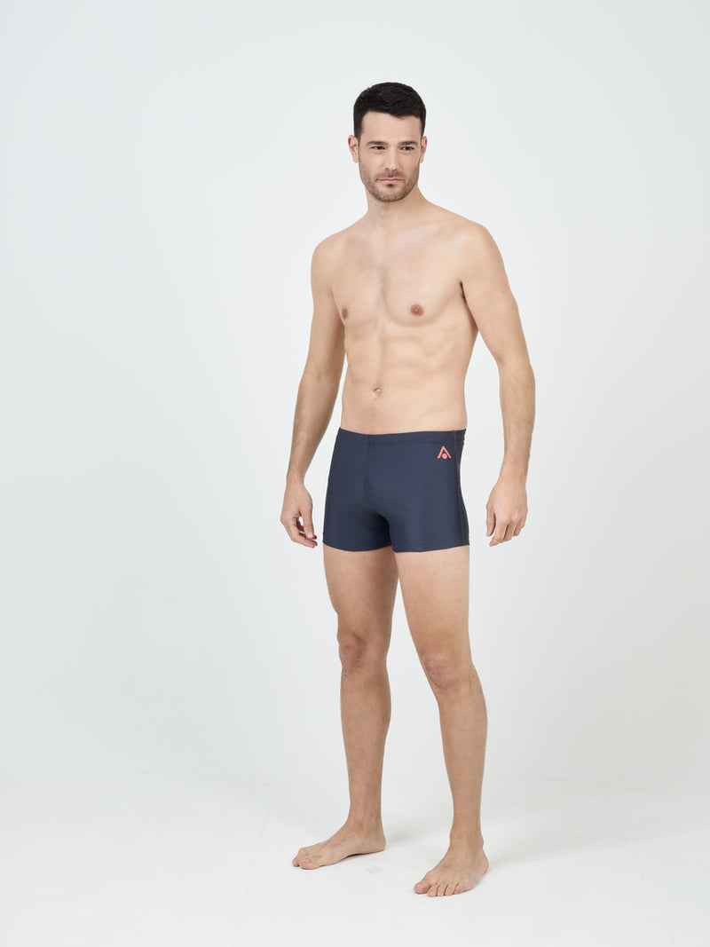 Essential Boxer - Zwembroek - Heren - Grijs/Rood