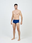Essential Brief - Short de bain - Homme - Bleu/Rouge