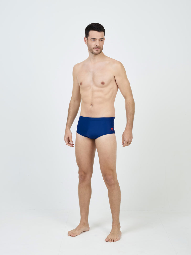 Essential Brief - Short de bain - Homme - Bleu/Rouge