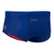 Essential Brief - Short de bain - Homme - Bleu/Rouge