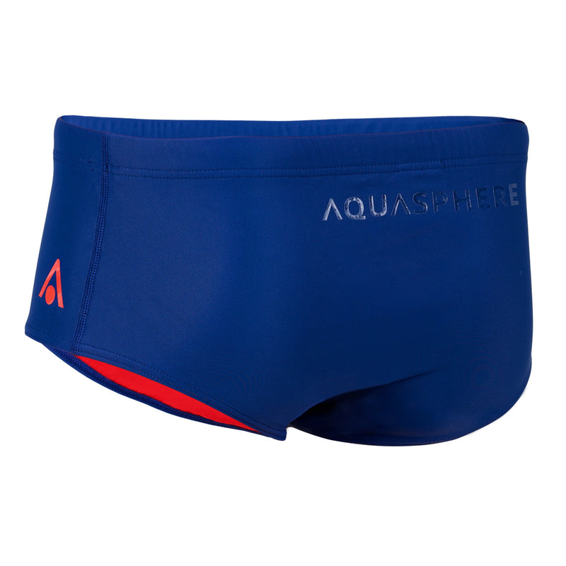 Essential Brief - Short de bain - Homme - Bleu/Rouge