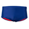Essential Brief - Short de bain - Homme - Bleu/Rouge