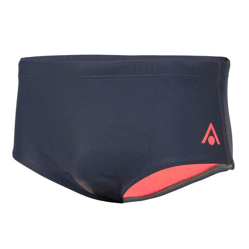 Essential Brief - Short de bain - Homme - Gris/Rouge