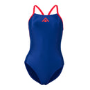 Essential Fly Back - Maillot de bain - Femme - Bleu/Rouge