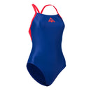 Essential Fly Back - Maillot de bain - Femme - Bleu/Rouge