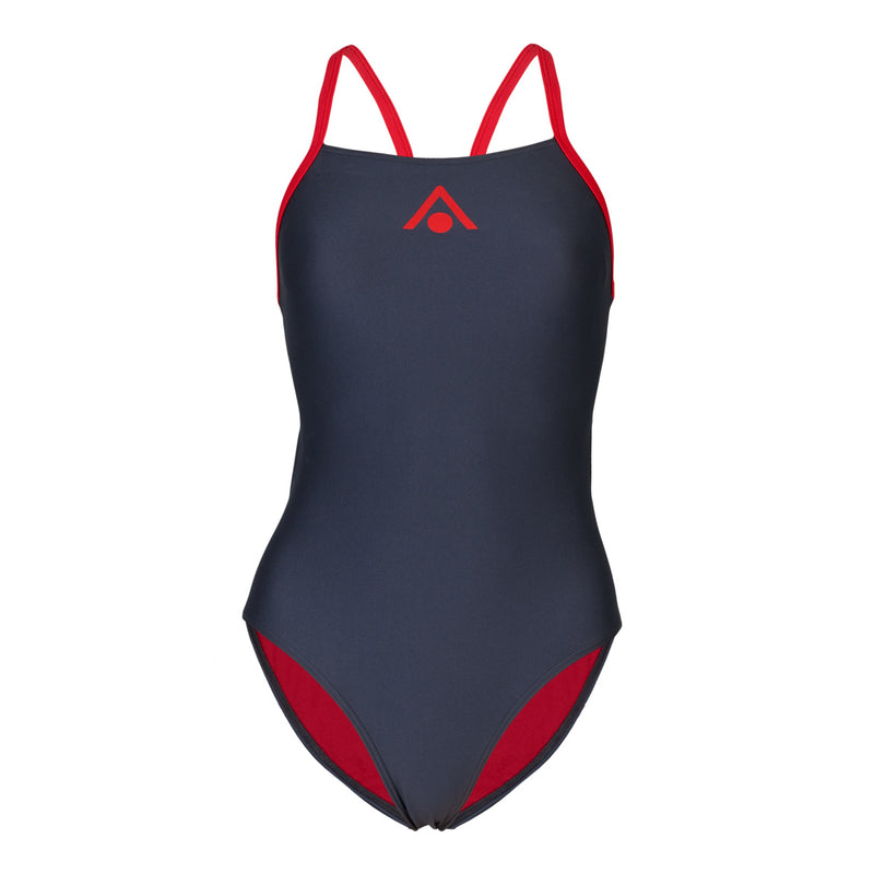 Essential Fly Back - Maillot de bain - Femme - Rouge/Gris