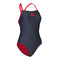 Essential Fly Back - Maillot de bain - Femme - Rouge/Gris