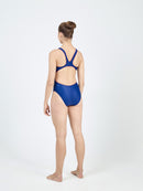 Essential Classic Back - Badeanzug - Damen - Blau/Rot