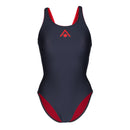 Essential Classic Back - Badeanzug - Damen - Rot/Grau