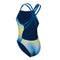 Essential Open Back - Maillot de bain - Femme - Multicolore/Bleu