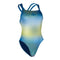 Essential Open Back - Maillot de bain - Femme - Multicolore/Bleu