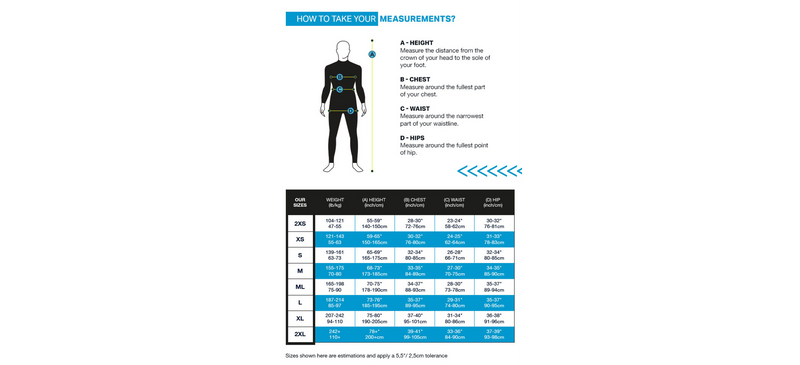 Pursuit V3 - Wetsuit - Heren -  Zwart/Wit