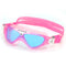 Vista Junior - Zwembril - Kinderen - Blue Lens - Roze/Wit