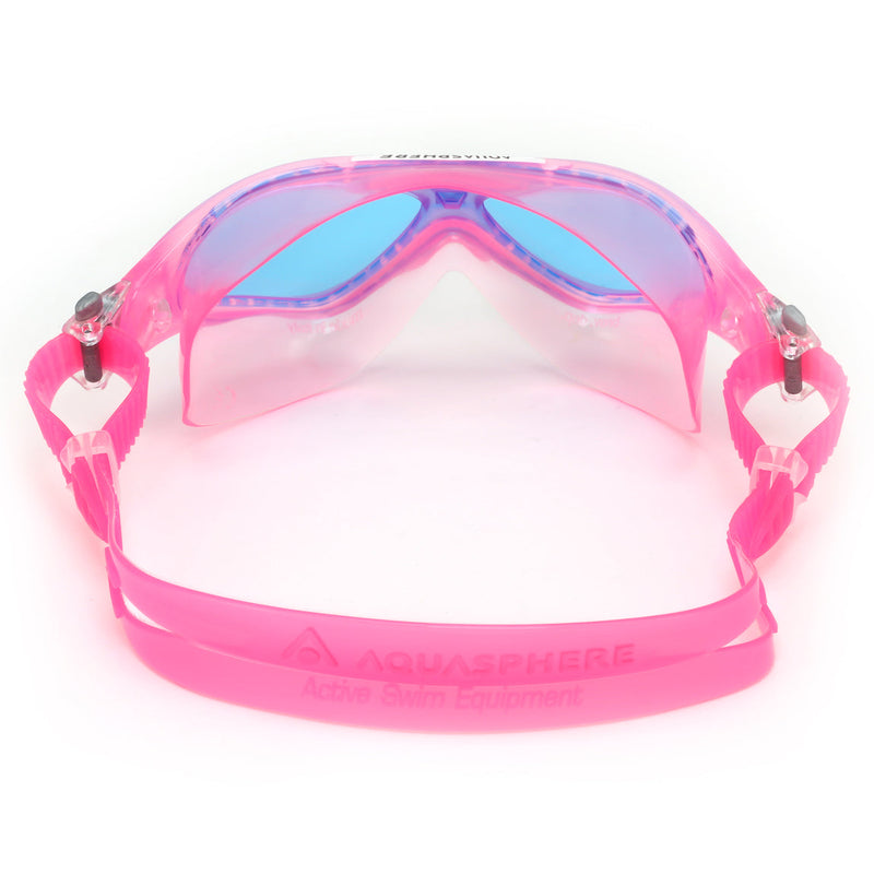 Vista Junior - Zwembril - Kinderen - Blue Lens - Roze/Wit