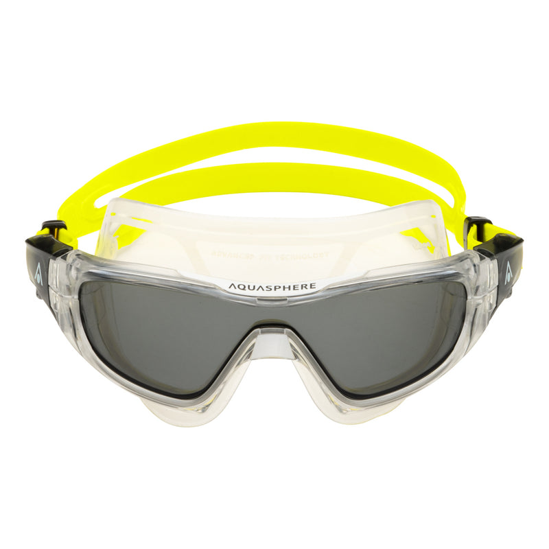 Vista Pro - Zwembril - Volwassenen - Dark Lens - Transparant/Geel