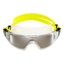 Vista Pro - Zwembril - Volwassenen - Silver Titanium Mirrored Lens - Transparant/Geel
