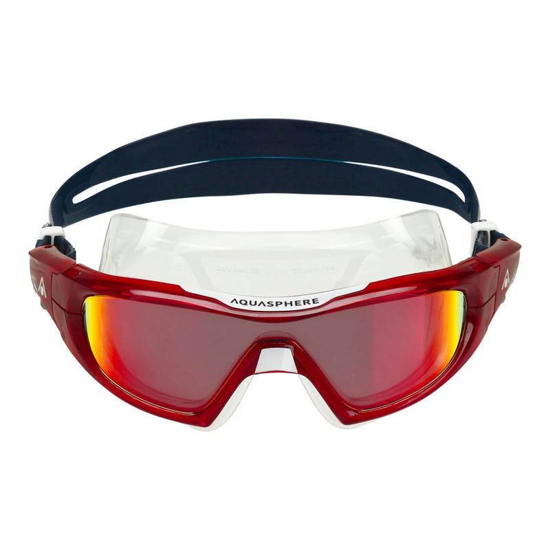 Vista Pro - Zwembril - Volwassenen - Red Titanium Mirrored Lens - Blauw/Rood