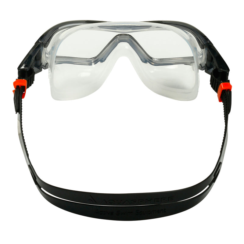 Vista Pro - Zwembril - Volwassenen - Clear lens - Grijs/Zwart