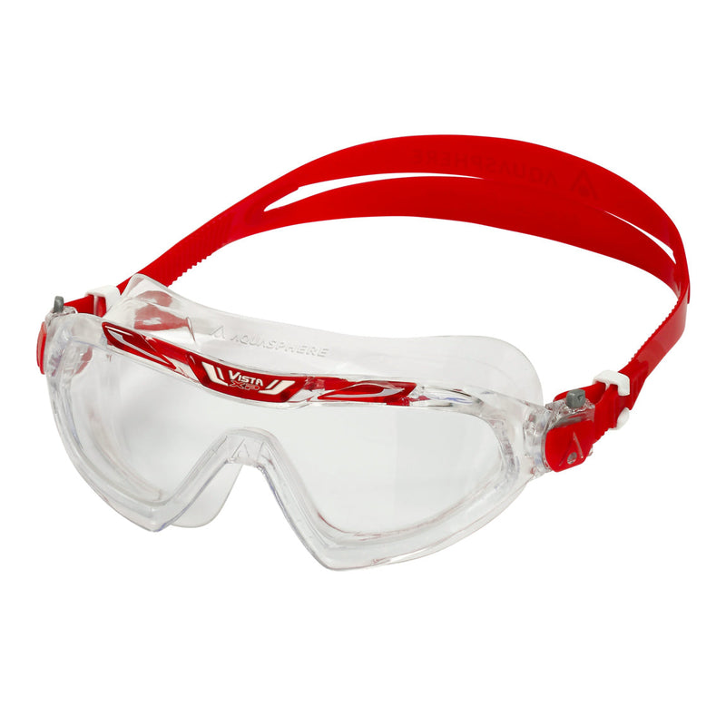 Vista XP - Zwembril - Volwassenen - Clear Lens - Transparant/Rood