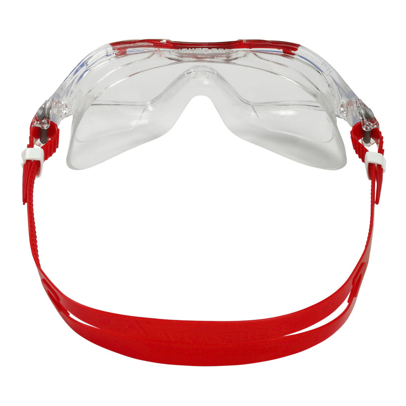 Vista XP - Zwembril - Volwassenen - Clear Lens - Transparant/Rood
