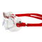 Vista XP - Zwembril - Volwassenen - Clear Lens - Transparant/Rood