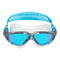 Vista - Zwembril - Volwassenen - Blue Titanium Mirrored Lens - Transparant/Grijs