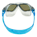 Vista - Zwembril - Volwassenen - Blue Titanium Mirrored Lens - Transparant/Grijs