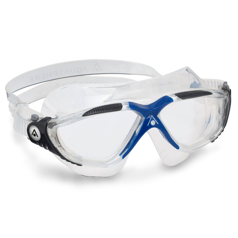 Vista - Zwembril - Volwassenen - Clear Lens - Transparant/Grijs