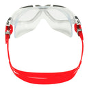 Vista - Zwembril - Volwassenen - Clear Lens - Wit/Rood