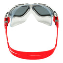 Vista - Zwembril - Volwassenen - Dark Lens - Wit/Rood
