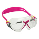 Vista - Zwembril - Volwassenen - Clear Lens - Wit/Roze