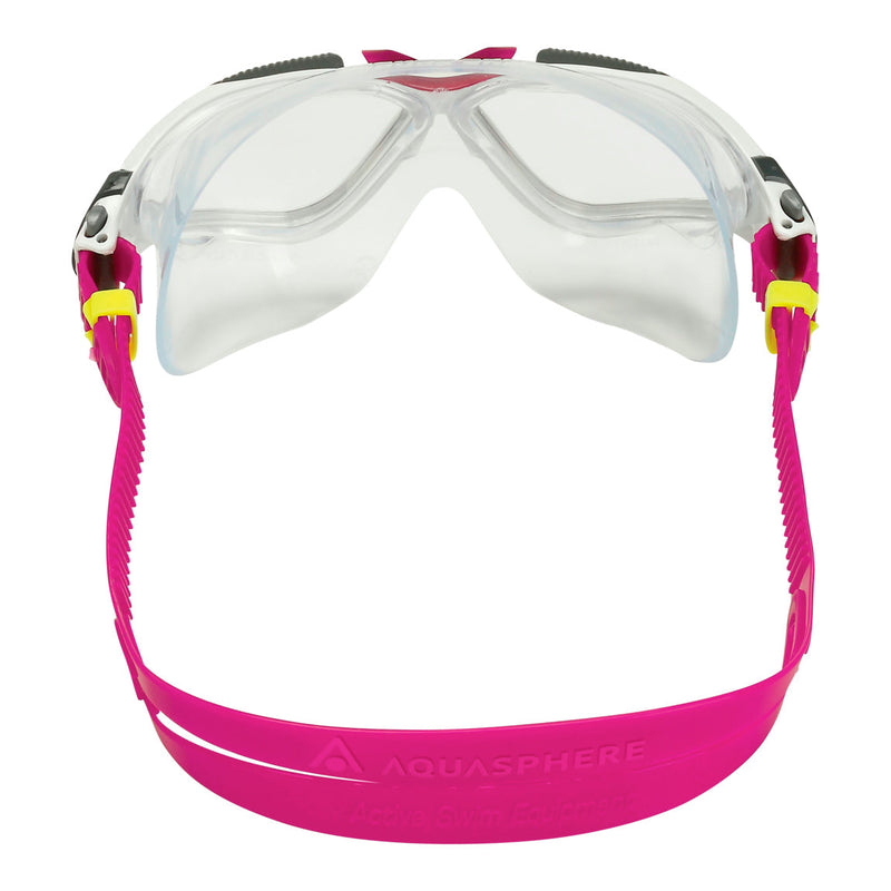 Vista - Zwembril - Volwassenen - Clear Lens - Wit/Roze