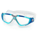 Vista - Zwembril - Volwassenen - Clear Lens - Aqua/Blauw